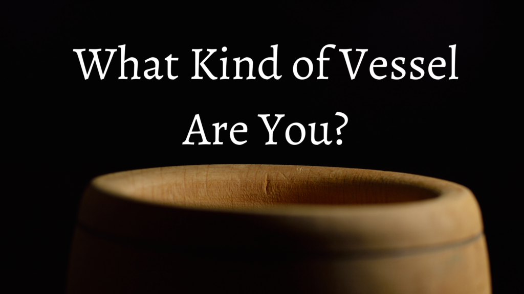 WHAT KIND OF VESSEL ARE YOU? Intersect Service